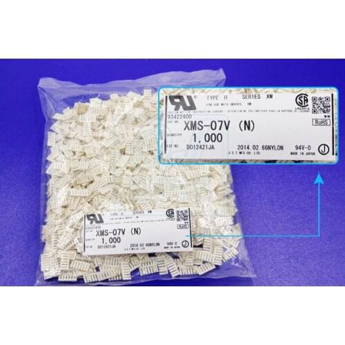 XMS-07V Connectors terminals housings 100% new and original parts XMS-07V(N)