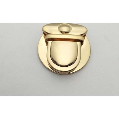 1 Pc Metal Lock Bag Case Buckle Clasp For Handbags Shoulder Bags Purse Tote Hardware Accessories Diy Craft 4.6cm In Diameter