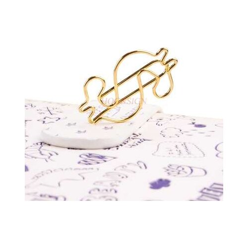 12pcs Bright Color Dollar Paper Clip Cartoon Office Supplies Pin Dollar Pin Paper Clip Bookmark Cute