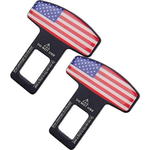 2Pcs Car Seat Belt Clips Alarm Stoppers Belt Buckles For Car Seats Car Safety Seat Lock Buckle Clip Extender Converter