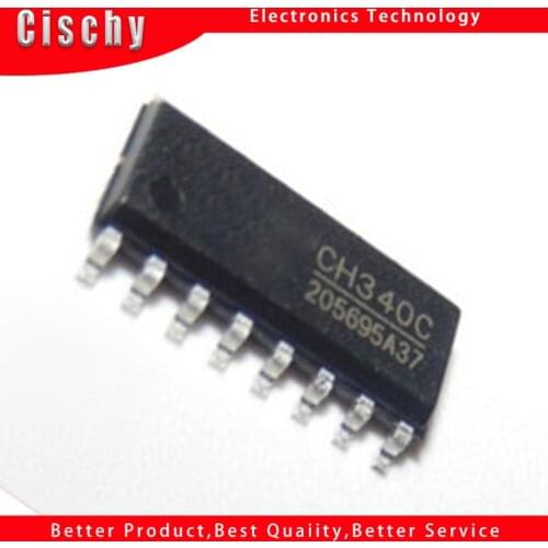 5pcs/lot CH340C CH340 SOP-16 IC best quality In Stock