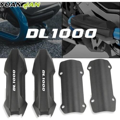 Motorcycle Crash Bar Bumper Motorbike Engine Guard Protection block covers 25MM For SUZUKI V-Strom DL 650 DL1000 DL650 DL 1000
