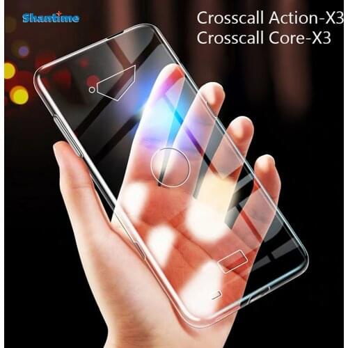 For Crosscall Action-X3 Case Ultra Thin Clear Soft TPU Case Cover For Crosscall Core-X3 Couqe Funda