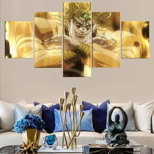 Home Decor Canvas Painting JoJo S Bizarre Adventure Pictures Prints Anime Modular Poster Dio Brando Wall Artwork For Living Room