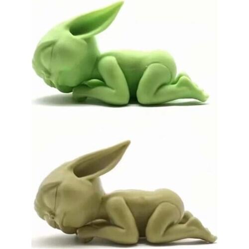Hasbro Star Wars Yoda Baby Sleep Mandalorian Decoration Figurine Anime Doll Action Figure Model Toy Collection