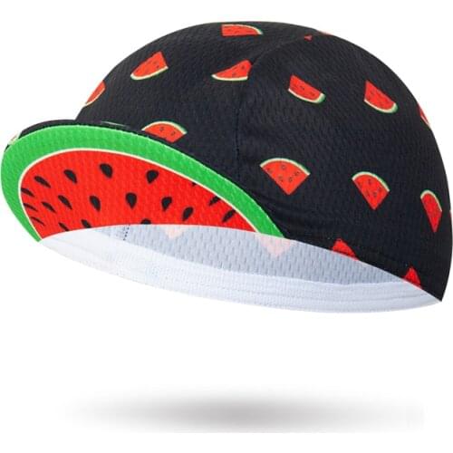 Classical Watermelon Cycling Caps Men and Women Bike Wear Bicycle Cap MTB Hats One-Size Headwear Custom Cycling Cap Scarfs