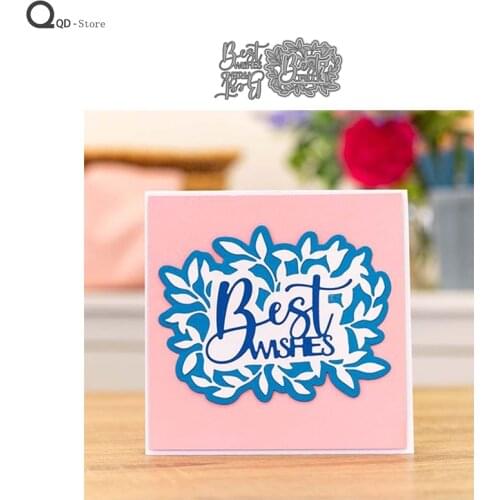 Best Word Box Cutting Dies Stamps Dies Scrapbooking Mold Cut Handmade Tools DIY Craft Decoration Metal Cutting Dies New 2020