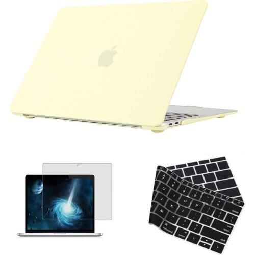 Matte laptop Hard Case Cvoer Only For Apple MacBook New Pro 13 Inch Without Touch Bar (Model: A1708 ,Version Early 2016-2019)
