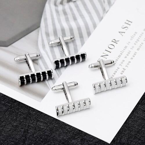Zhijia fashion creative geometric mens business style cufflinks suit jewelry accessories casual gentleman male cufflinks