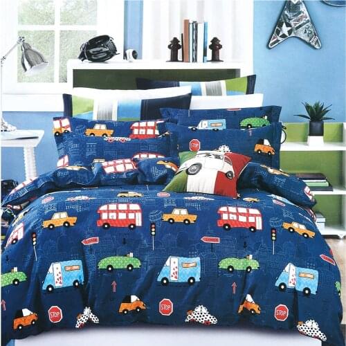 Cartoon Bedding Set For Kids baby child Single Duvet Cover Set Quilt Cover Pillowcase 2-3pcs Home Linens Sets Blanket case car
