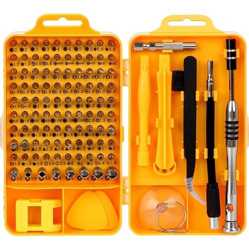 DIYWORK PC Cellphone Digital Device Repair Tool Multi-function 110 in 1 Screwdriver Set