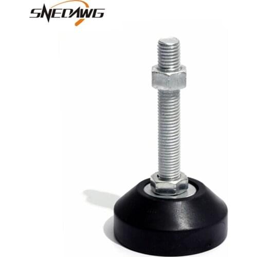 Adjustable Anti-skid Foot Cups Directional Thickened Foot Base Thread PVC Foot Cups 80MM Base Furniture Support Legs