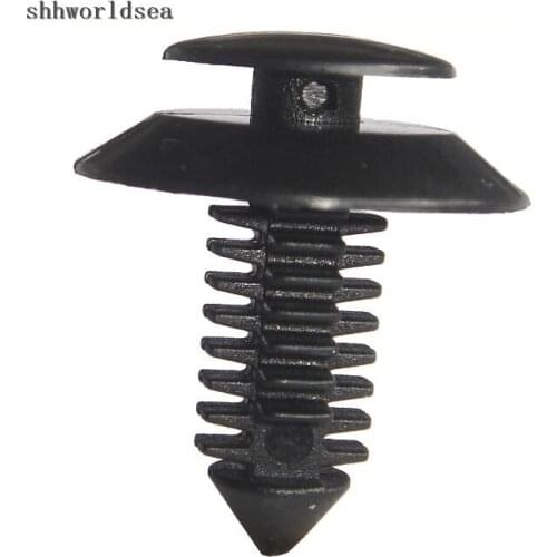 Shhworldsea 100pcs car clip& fastener door trim panel retainer for ford 1981-on N801925-S