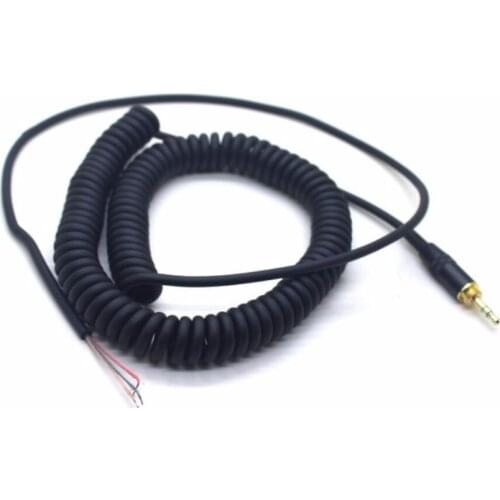 7506 Replacement DJ Headphone Cable Cord Line Plug For SONY MDR 7506 v6 CD700 900ST Spring Line Professional Monitor Wire