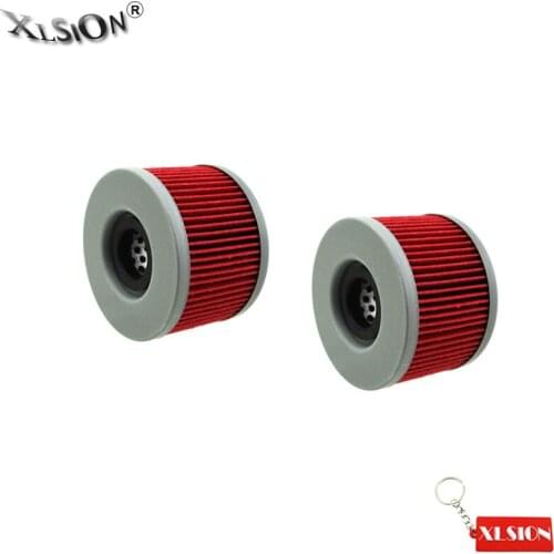 XLSION Aftermarket 2Pcs Oil Filter For Honda SXS700M2 TRX500FA CM250TB CBX550 CX500TC CM400T CM250TB CX500D GL500I