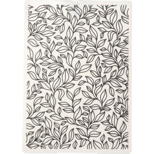 10.5x14.5cm DIY Plastic Embossing Folders Leaves Embossing Scrapbooking Template Paper Cards Craft Decor