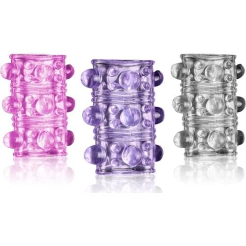 3pcs/set Silicone Cock Ring Delay Premature Ejaculation Condom Set Dick Lock Ring New Sex Tools Shop For Men Party Small Gift