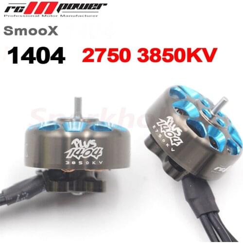 4PCS RCINPOWER SmooX GTS V2 1404 Plus 2750KV 3850KV 3-6S 1.5mm Shaft Brushless Motor for 3-4inch FPV RC Drone FPV Quadcopter