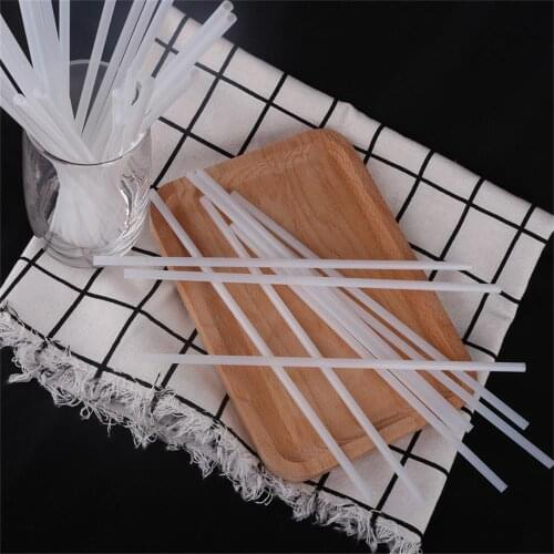 500pcs Wholesale Disposable Biodegradable Compostable Eco-friendly Natural Corn Starch PLA Drinking Straw