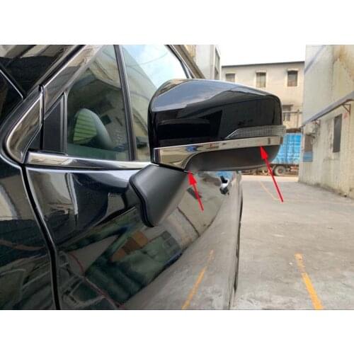 Car Chrome Mirrors Rearview Side Cover Trims New For 2019-2021 Subaru Forester 2PCS