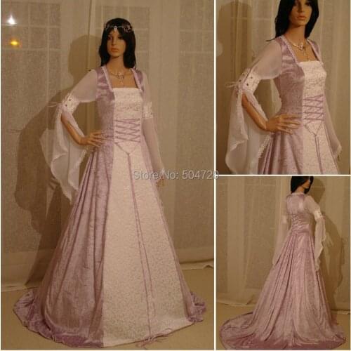 Custom-madeR-893 Vintage Costumes 1860s Civil War Cape Dress/Gothic Lolita Dress Renaissance dress Halloween dress All size