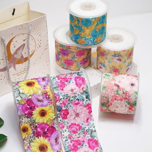 DIY Cartoon Printed Grosgrain Ribbon For Craft Supplies Sewing Accessories 5 Yards, Planar Resins Mold 10 Pieces. 53844