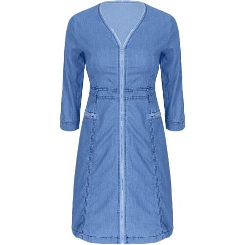 Inhzoy Fashion Denim Dresses