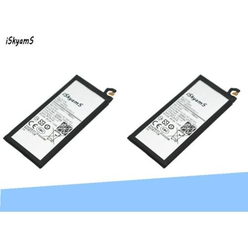 ISkyamS 2pcs 3000mAh EB-BJ530ABE Phone Battery For Samsung Galaxy J5 Pro 2017 J530 J5 Pro SM-J530K SM-J530F SM-J530Y