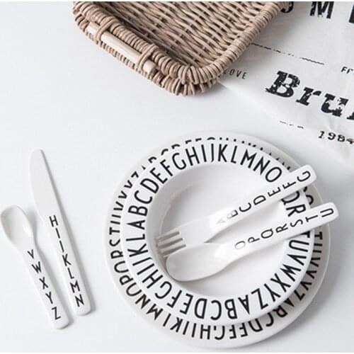 Melamine Tableware Dinner Plate Food Container Salad Dessert Fruit Services Dish Western Steak Round Dessert Tray