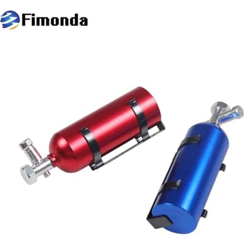 Metal Mini Nitrogen Gas Bottle for 1/10RC Crawler Axial SCX10 Traxxas TRX4 TAMIYA CC01 RC4WD D90 TF2 Accessories Decoration