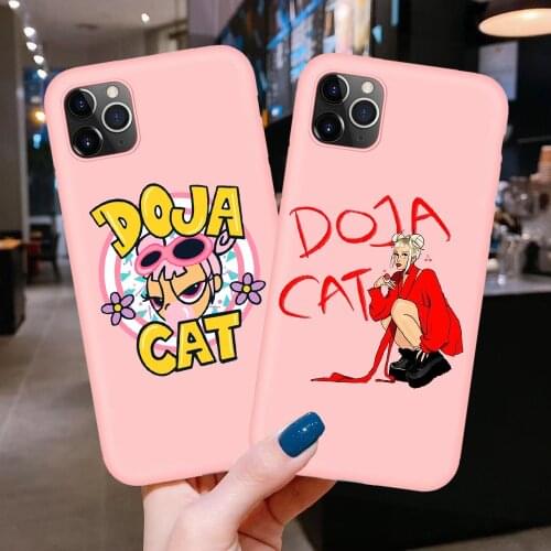 Soft Silicone Case For iPhone 11 Shell Doja Cat Phone Cases For iPhone XR X XS 11 Pro Max 8 7 6 6S Plus 5S SE 2020 Back Cover Co