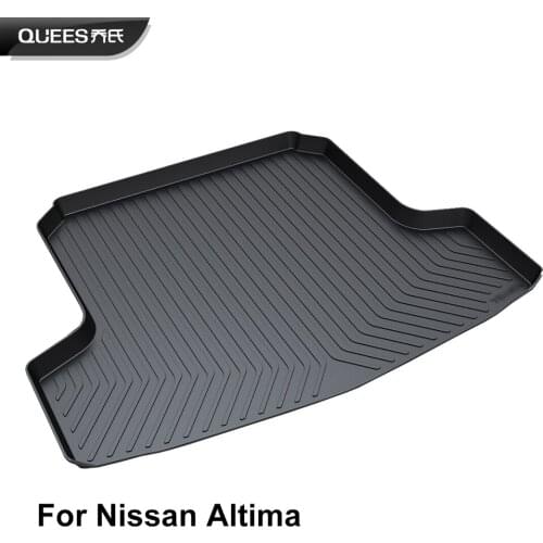 QUEES Custom Fit Cargo Liner Boot Tray Trunk Floor Mat for Nissan Altima L33 2013 2014 2015 2016 2017 2018