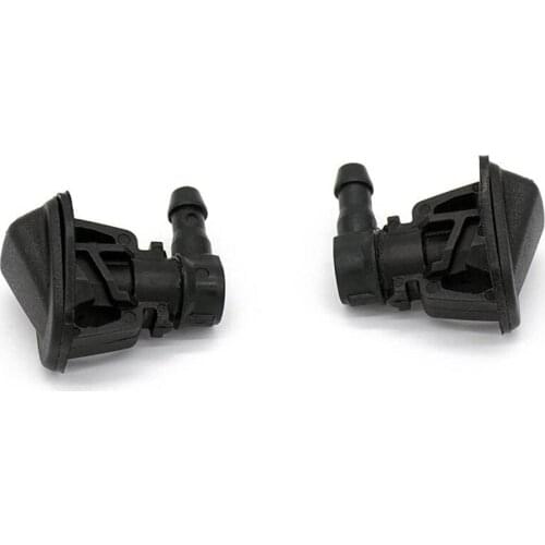 High Quality Black Front Windshield Washer Nozzles Wiper Sprayer For Jeep Wrangler OEM 68164356AB Spray Jet Car Accessories