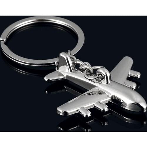 Airline Promo New Keychain Metal Naval Aircrafe Fighter model Aviation Gifts Key ring Model Key chain Air Plane Aircrafe Keyring