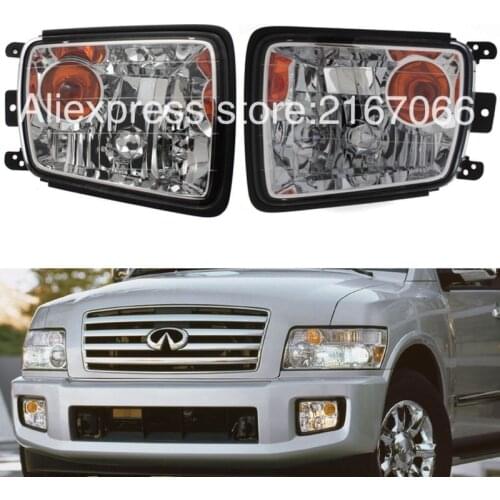 Fog Lights fits Infiniti QX56 2004 2005 2006 2007 2008, QX4 2001 2002 2003 Driving Lamps Pair