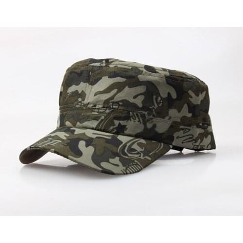 Tactical Camouflage Flat Hat Outdoor Sport Hiking Running Fishing Hunting Travel Mountain Climbing Cap