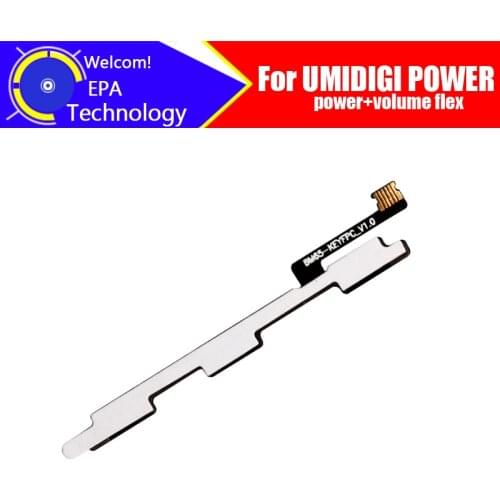 UMIDIGI POWER Side Button Flex Cable 100% Original Power + Volume Button FPC Wire Flex Cable repair accessories for POWER