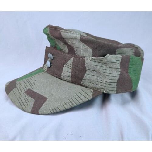 WW2 WWII GERMAN ARMY ELITE M43 SPLINTER CAMO camouflage HAT FIELD MILITARY CAP IN SIZES