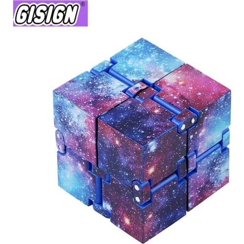 Magic Infinity Cube Hand Mini Toy Finger Anti Stress Relief Endless Cube Blocks for Children Kids Funny Gift Antistress Toys
