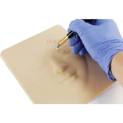 High quality soft silicone tattoo exercise skin 3D three-dimensional facial fake skin eyebrows floating lip eyeliner practice