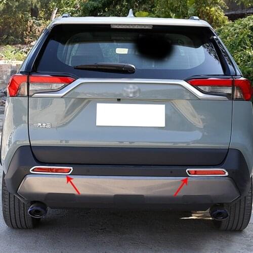 2pcs for TOYOTA RAV4 2020-2021 Rear fog lamp Decorative frame