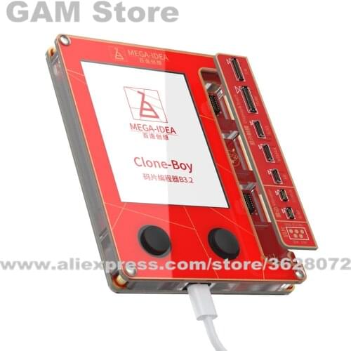 Mega-Idea Clone-Boy 2.0 LCD Screen True Tone Vibration For iPhone 7/7P/8/8P/X/XS Max/XR/11 Pro Max EEPROM Photosensitive Tool