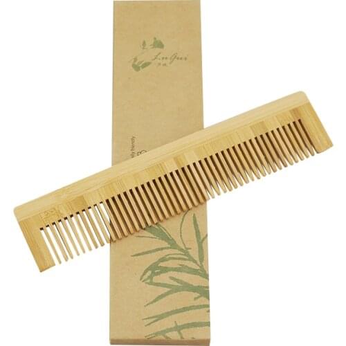 1pcs Wooden hairbrush Bamboo Combs Hair Vent Brush Brushes Hair Care and Beauty SPA Massager bamboo hair comb Styling Tool