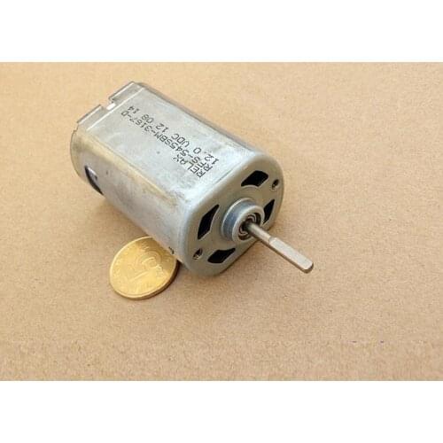 2PCS Front Ball Bearing DC24V 12200RPM High Speed And Large Torque Compensated Carbon Brush Long Life 545 Motor