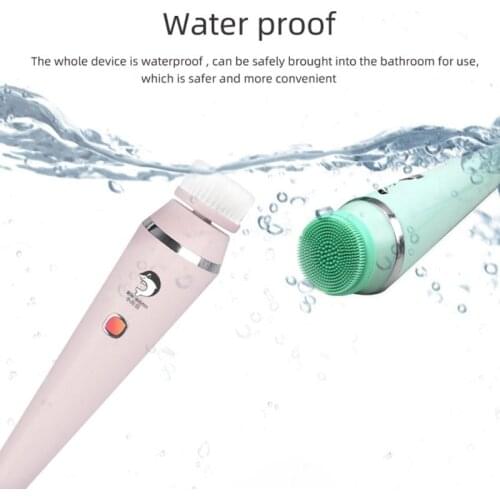2021 New Multifunction Electronic Face Facial Cleansing Brush Spa Skin Care Massager