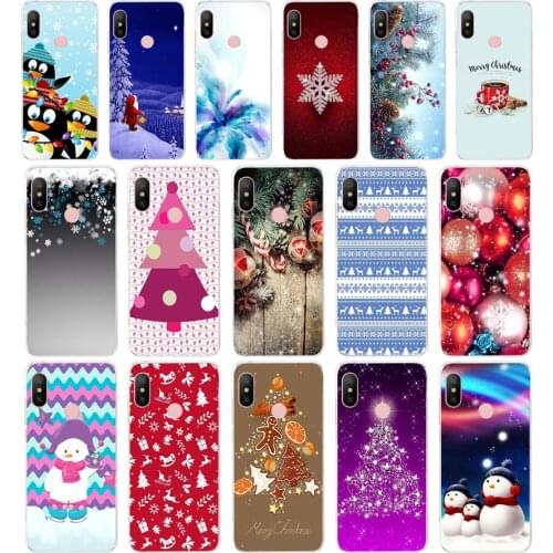 24AA christmas lights gift 2 gift Soft Silicone Tpu Cover phone Case for Xiaomi Redmi 6 Pro 6A 7A Note 6 Pro 7 case