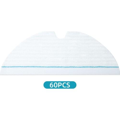 30pcs/60pcs Disposable Replacement Mop Pads for Xiaomi Roborock S6 T6 Mop Robot Vacuum Cleaner Accessories Moping Cloth Pad