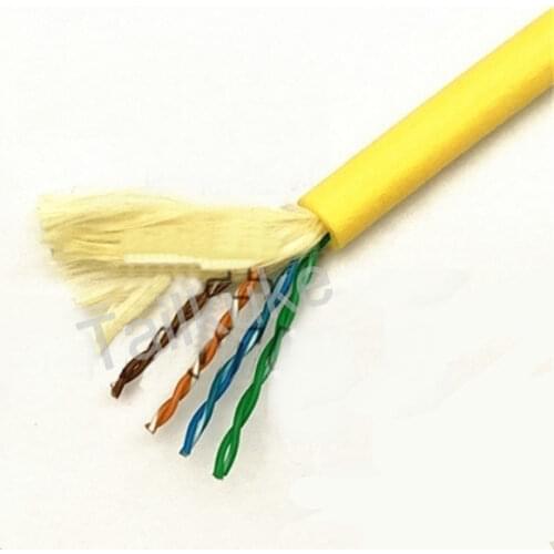 50M ROV Zero Buoyancy Cable/8-core 4-pair Twisted Pair Network Cable/signal Cable/video Cable/seawater-proof Cable