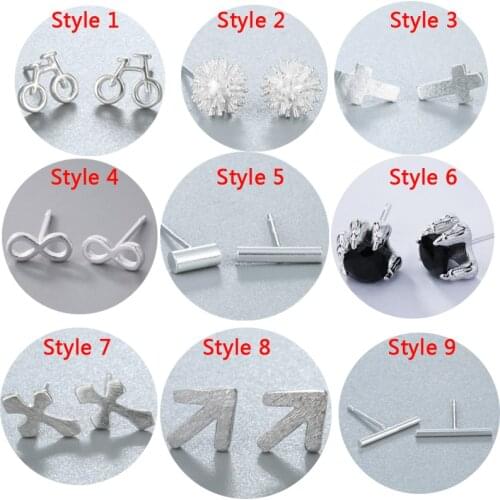 Chandler 2019 Fashion Boho Punk Simple Bar Earrings For Women Ear Studs Luxury Brand Jewelry Geometry Cross Pulseras Mujer