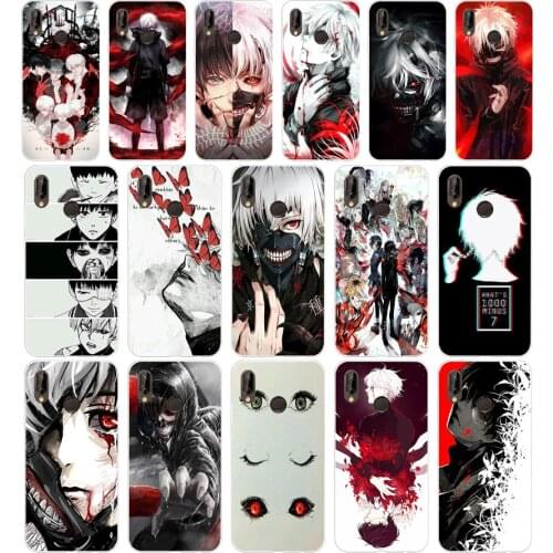 238H tokyo ghoul Soft Silicone Tpu Cover Case for huawei p 20 lite pro y6 2017 mate 10 lite